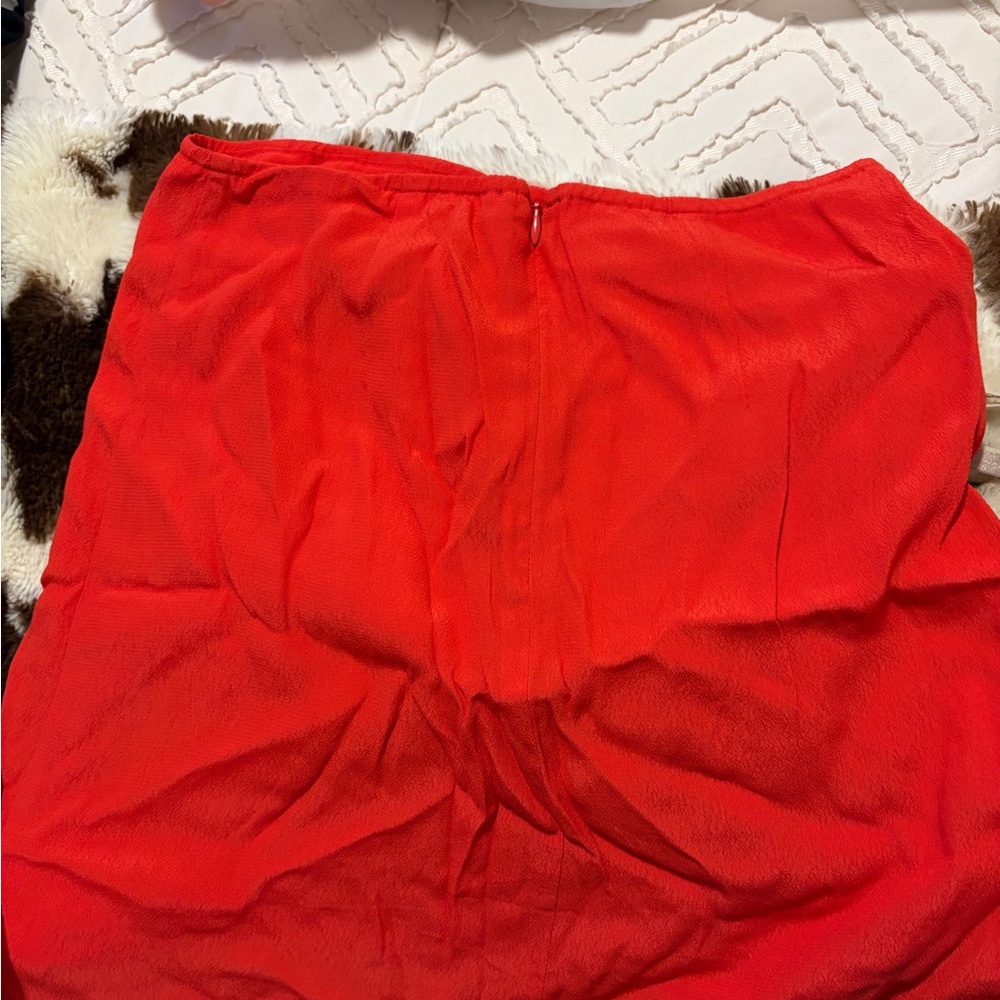 Sunday Best Scarlet Mini Skirt—Aritzia